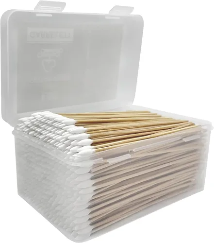 Miniatura 8 de 6 Inch Long Cotton Swabs, Gun Cleaning Swabs with Pointed Tips, Premium Tips for Gun Cleaning Supplies, Precision Cleaning Swabs for Firearms and