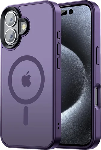 Miniatura 33 de Tigowos Magnetic Guardian - Funda diseñada para iPhone 11 Pro [probada en caídas de grado de 10 pies y compatible con MagSafe] Funda delgada Negro
