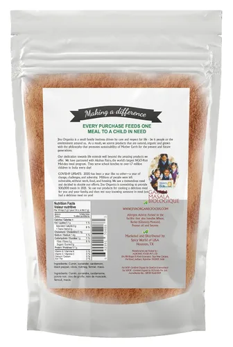 Miniatura 2 de Jiva Organics Garam Masala en polvo orgánico de 7 onzas, sin OMG, sin sal, mezcla de especias indias prémium