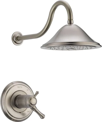 Miniatura 2 de Delta Faucet - Cassidy Serie 17T Juego de ducha de doble función, regadera con tecnología Touch Clean de un solo chorro (no incluye válvula), bronce