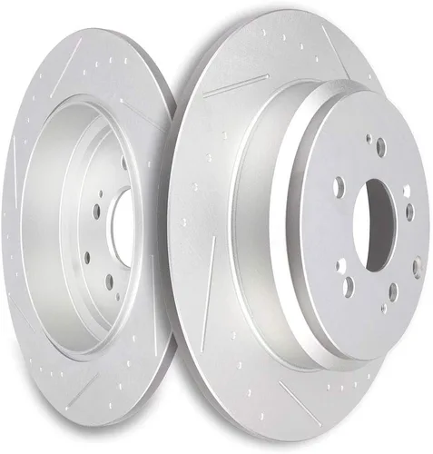 Miniatura 59 de SCITOO Rotores de freno traseros, 2 kits de frenos para Acura Integra 1990-2001, Honda Civic 1992-1995 1999-2000, para Civic del Sol 1993-1997, CRX