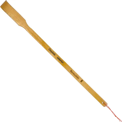BambooMN 16.5 pulgadas tradicional delgado tamaño viaje bambú madera espalda rascador cuerpo relajación cuerpo masaje conjunto para aliviar la