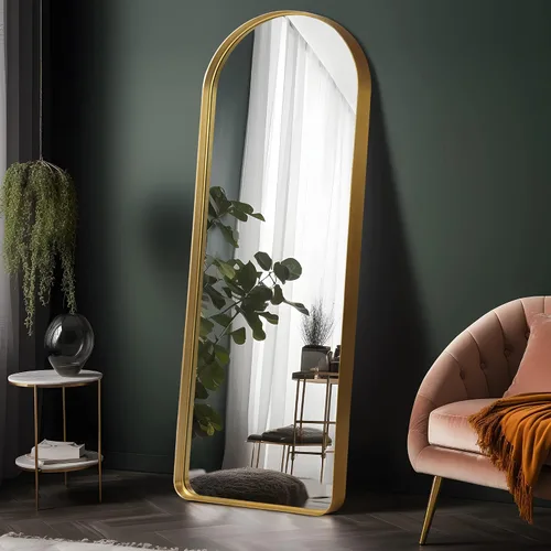 Miniatura 46 de NicBex Espejo de tocador de baño de 32 x 22 pulgadas, espejo de pared con marco de aleación para tocador de baño, dormitorio, pasillo y decoración