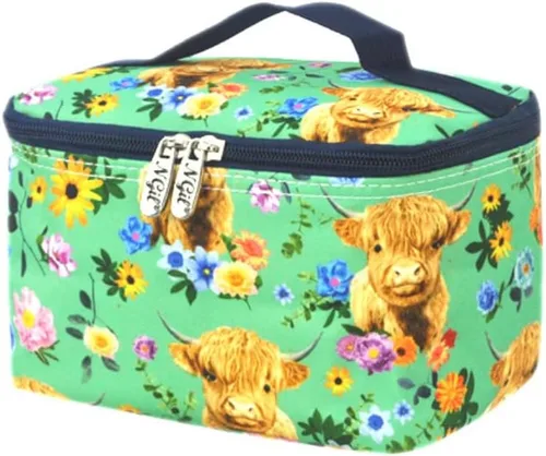 Miniatura 29 de NGIL Bolsa de cosméticos de viaje, bolsa organizadora de maquillaje para mujeres y niñas, Azul Rey Diamantina, Casual