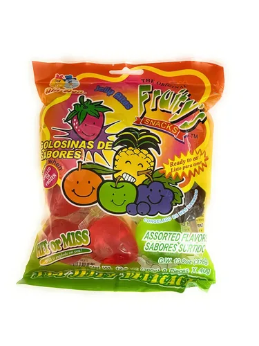 Miniatura 6 de Din Don Fruity's JU-C Jelly Fruit Snacks, famosos dulces TikTok para desafíos (paquete de 2 x 12.6 onzas)