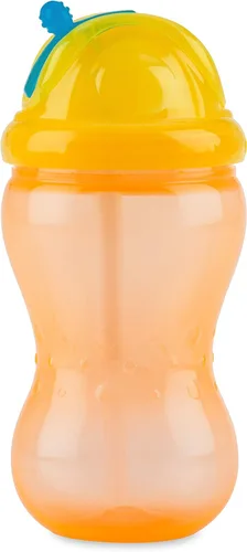 Miniatura 3 de Nuby Paquete de 3 tazas Mega Flip It con popote flexible suave, 12 onzas