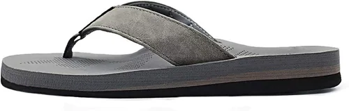 Miniatura 3 de Men Sandals Flip Flop with Orthotic Arch Support Athletic Slide Sandals for Men with Soft Cushion Footbed