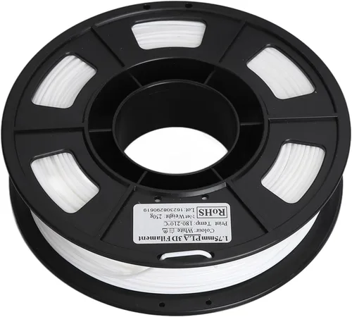 Miniatura 7 de Tyenaza Filamento de impresora 3D, blanco de 0.069 in, 8.8 onzas, peso neto de 180 a 410.0 °F para reemplazo de recarga de impresión 3D