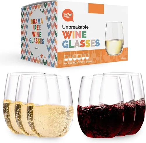 Miniatura 12 de Copas de vino de una pieza, Crystal Clear