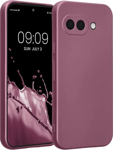 Miniatura 53 de kwmobile Funda compatible con Google Pixel 9 Pro - Funda protectora delgada de TPU para teléfono - Acabado mate suave - Negro mate