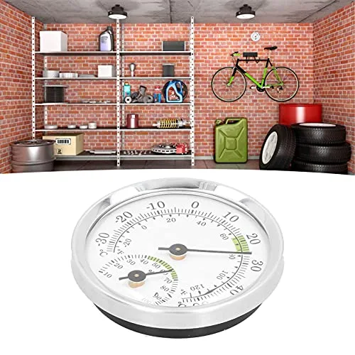 Miniatura 9 de Tipo de puntero higrómetro del termómetro del dial para el control de la humedad de la temperatura interior del invernadero del refrigerador