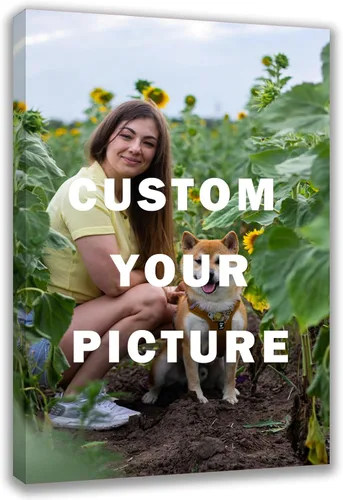 Miniatura 8 de Impresiones de lienzo personalizadas con tus fotos, arte de pared enmarcado personalizado, cuadros de lienzo personalizados para mascotas/familia