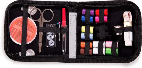 Miniatura 4 de Kit de costura Embroidex - para el hogar, viajes y emergencias - Accesorios de calidad, tijeras e hilo - Gran regalo