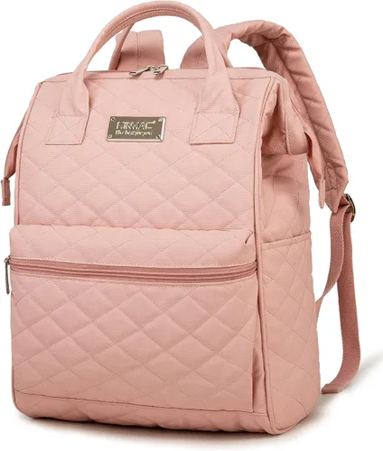 Miniatura 11 de Kinmac Mochila para portátil de estilo abierto para laptop de hasta 15.6 pulgadas, para hombres y mujeres, mochila de viaje al aire libre