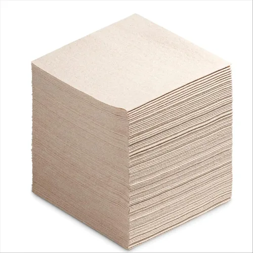 Miniatura 9 de Servilletas de papel desechables similares a tela, paquete de 200 servilletas de cena de color natural de 12 x 17 pulgadas, recicladas, para bodas