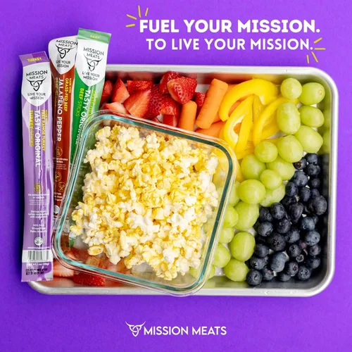 Miniatura 6 de Mission Meats Paquete Variado con Carne de Res Orgánica Certificada, Alimentada con Pasto, Pavo de Corral, y Cerdo con Pimienta Negra – Sin Gluten
