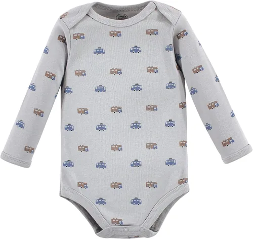 Miniatura 4 de Luvable Friends unisex-baby Cotton Long-sleeve Bodysuits