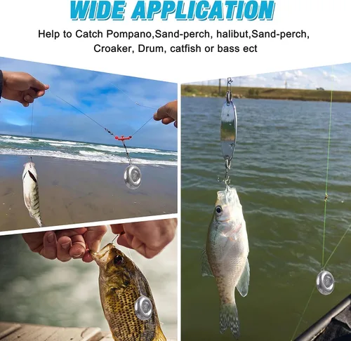 Miniatura 7 de Pesas de pesca de disco, pesos de hundimiento de monedas, pesos de pesca de agua salada, pesca de surf, aparejos de pesca de gato, 8 onzas, 6 onzas