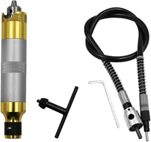 Miniatura 13 de Accesorio adaptador de eje flexible de 0.012-0.157 in, portabrocas de extensión de taladro flexible para herramienta de amoladora giratoria