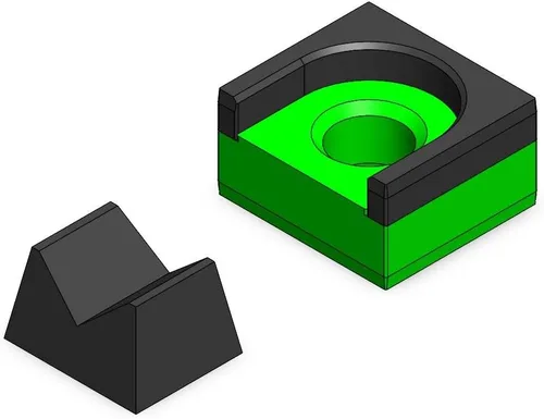 Miniatura 45 de MagAttach Juego de organizador de trinquete (juego de 3 piezas (2 paquetes), Verde/Negro)