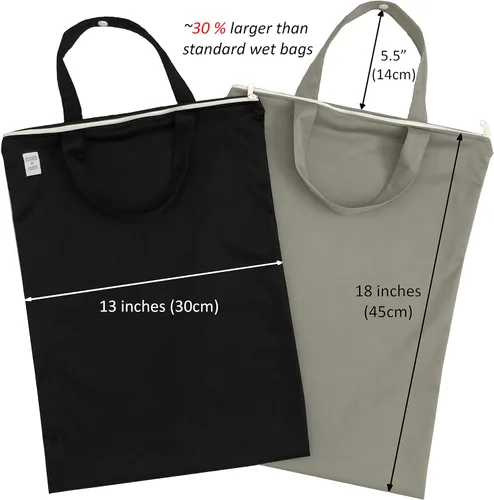 Miniatura 2 de MOM & BAB Bolsas húmedas para pañales de tela para bebé, trajes de baño y toallas, viajes, bolsa húmeda y seca para bolsa de pañales, piezas