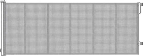 Miniatura 9 de Reinforced 120" Extra Wide Retractable Baby Gates for Stairs, Mesh Saftey Gate for Pets, 10 Foot Retractable Dog Gate, No Drilling, One-Hand