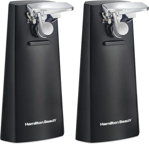Miniatura 9 de Hamilton Beach Abrelatas eléctrico extraalto automático con palanca de corte desmontable fácil de limpiar, almacenamiento para cable, afilador