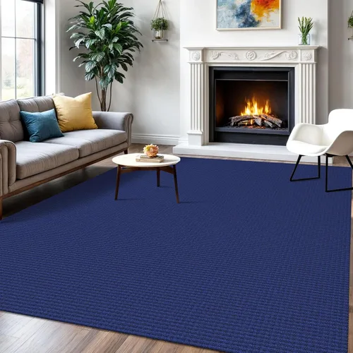 Miniatura 24 de IOHOUZE Alfombra de Área Lavable 4x6 Antideslizante con Respaldo de Goma Alfombras Tejidas para Entrada Interior Alfombras de Dormitorio Alfombra
