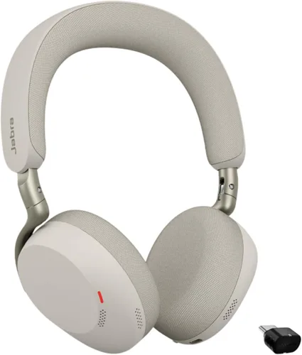 Miniatura 15 de Jabra Evolve3 75 Auriculares inalámbricos Bluetooth con micrófono para el trabajo, USB-A, tecnología de llamada de voz AI, cancelación activa