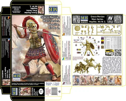 Miniatura 3 de Master Box 32012-1/32 Serie Guerras Greco-Persa. Hoplite. Kit № 2, kit de modelo a escala