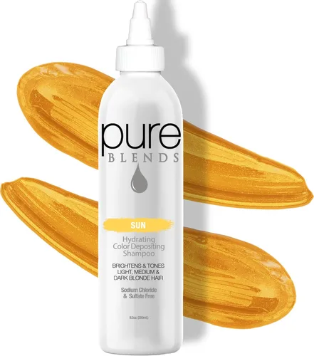 Miniatura 18 de Pure Blends Cherry Hydrating Color Depositing Shampoo Brighten & Tone Color Faded Hair Tinte semipermanente para el cabello previene la decoloración