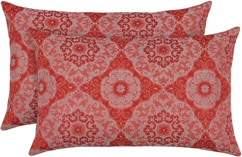 Miniatura 95 de RSH DECOR: Sunbrella - Juego de 4 almohadas lumbares, 20 x 12 pulgadas, tela de rendimiento resistente al agua y a la decoloración, fundas