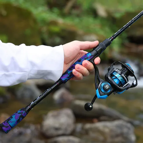 Miniatura 7 de Sougayilang Fishing Rod and Reel Combo, Stainless Steel Guides Fishing Pole with Spinning Reel Combo for Bass Fishing