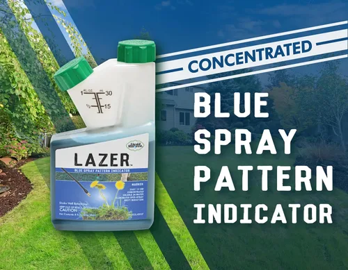 Miniatura 3 de Liquid Harvest Lazer - Indicador de patrón de aerosol concentrado azul, 8 onzas, tinte perfecto para malas hierbas, marcado de fertilizante