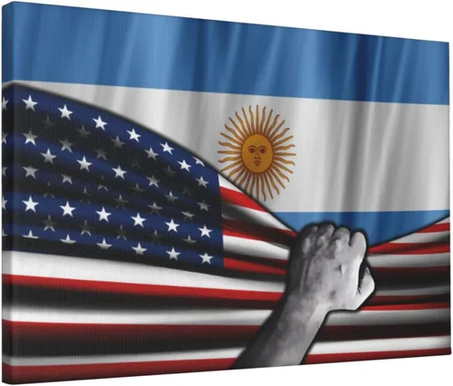 Miniatura 19 de Lienzo decorativo para pared, diseño de bandera de Venezuela y bandera cubana de Cuba, impresiones artísticas de pared de 12 x 18 pulgadas, sin