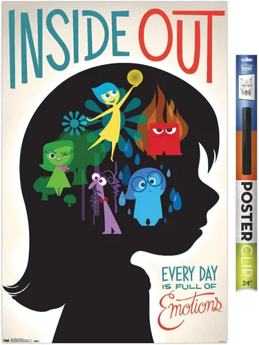 Miniatura 17 de Trends International Disney Pixar Inside Out - Póster de pared de emociones, 14.725 x 22.375 pulgadas, versión enmarcada de madera de granero