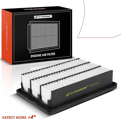 Miniatura 9 de Filtro de aire para motor A-Premium Compatible con Hyundai Santa Fe 2007 2008 2009, Reemplazo # 61949191