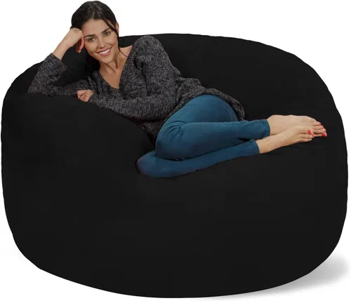 Miniatura 26 de Chill Sack Bean Bag Funda para silla, 3 pies, microgamuza - Oliva