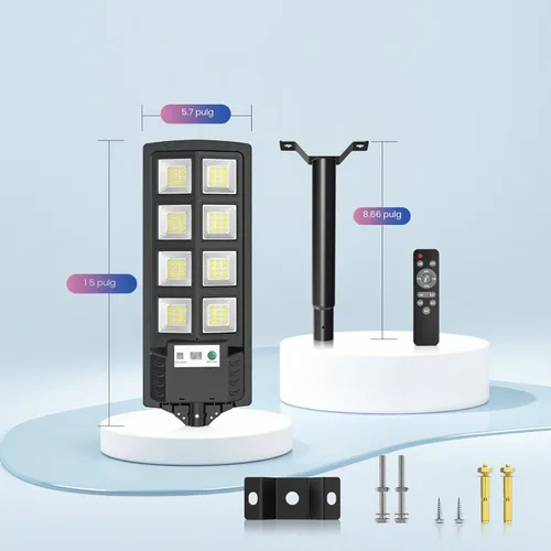 Miniatura 9 de WYWNA Luces Solares para Exteriores, Luces Solares LED de 6000K para Exteriores Impermeables, Reflectores Solares para Exteriores con Sensor