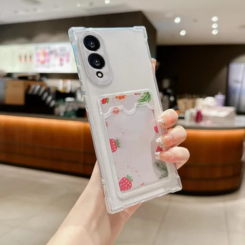 Miniatura 68 de Tuokiou Funda para Samsung Galaxy A14 5G, Fundas Protectoras Transparentes con Ranura para Tarjetas, Funda Cartera de TPU Suave Ajustada Resistente