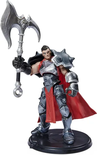 League of Legends, Figura coleccionable de Darius de 4 pulgadas con detalles de primera calidad y accesorio de hacha, colección The Champion, grado