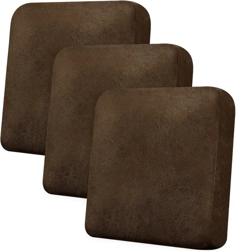 Miniatura 56 de Funda de cojín para sofá con aspecto de cuero, 1 unidad, elástica, para sala de estar, funda de cojín individual para sofá, protector de asiento