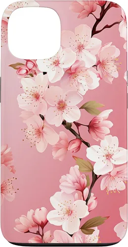 Miniatura 7 de Funda para iPhone 15 Pro Max Japón Pink Flower Sakura Florist Anime Cherry Blossom