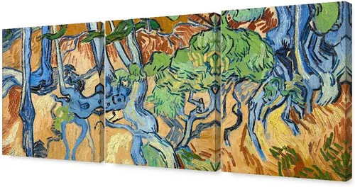 Miniatura 22 de Serie de pinturas de Vincent Van Gogh (favoritos). Reproducción de arte clásico de Van Gogh, impreso en lienzo Noche estrellada