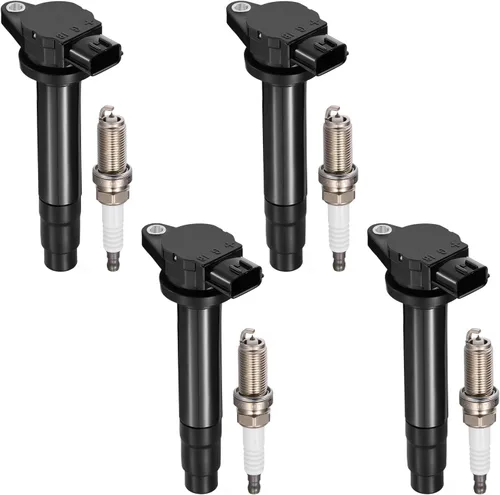 Miniatura 36 de BDFHYK Paquete de Bobina de Encendido UF350 y Bujías de Iridio 4505 Compatibles con Nissan 2002-2006 Altima 2002-2006 Sentra L4 2.5L Juego de 4