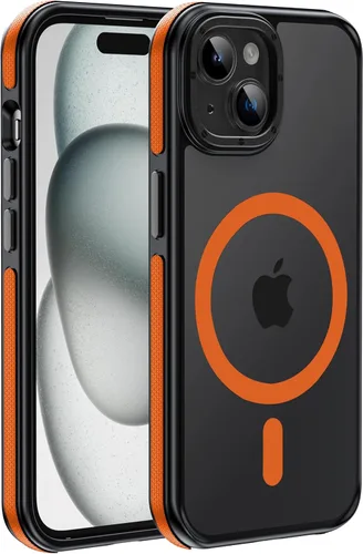Miniatura 37 de Funda magnética fuerte para iPhone 12 Pro Max [Protección de grado militar de 10 pies] Compatible con MagSafe, funda protectora a prueba de golpes