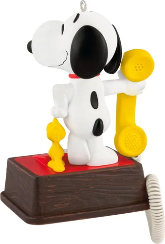 Miniatura 6 de Adorno navideño personalizado de Hallmark Keepsake 2025, la pandilla de Peanuts trineando con Snoopy, regalos para fanáticos de Peanuts