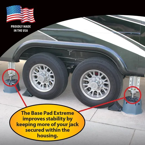 Miniatura 2 de Stromberg Carlson Base Pad Extreme – Bloque de 7 pulgadas, capacidad máxima de 6000 libras – Accesorios de caravana para remolques de viaje