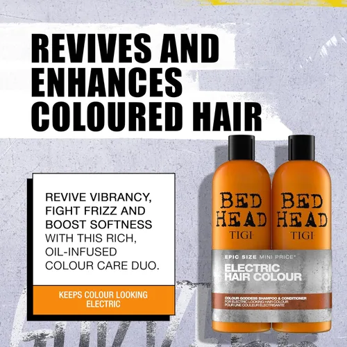 Miniatura 3 de Tigi Bed Head. Champú y acondicionador Colour Goddess 2 x 750 mililitros.