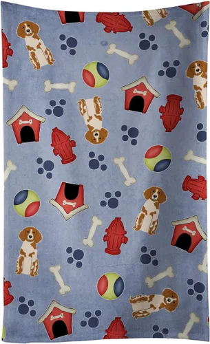 Miniatura 135 de Caroline's Treasures BB2654KTWL Dog House Collection Airedale - Toalla de cocina para invitados, toalla de baño decorativa para cara, té, paño